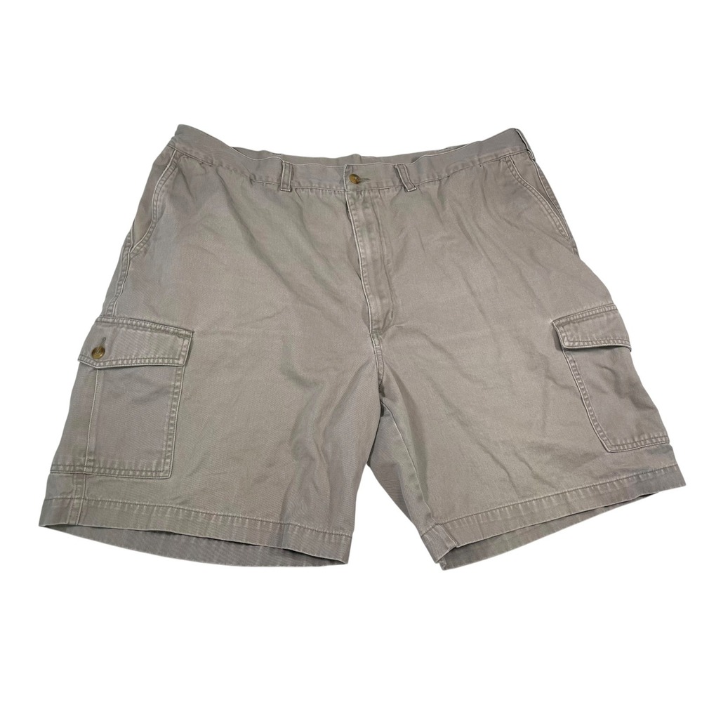 Savane 42 Sage Green Cargo Shorts Cotton Twill Utility Pockets Gorpcore Dadcore